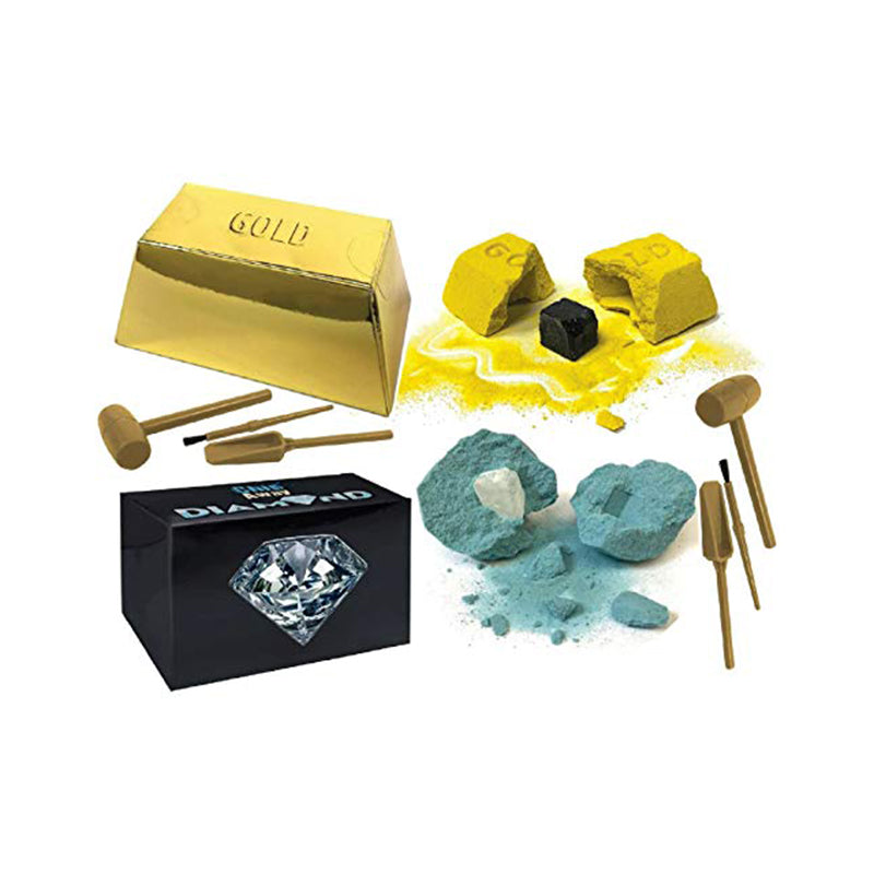 2 Pack of Science Digs - Gold & Diamond Gift Set by Schylling