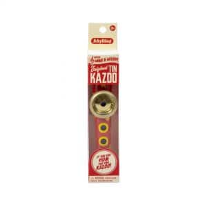 Schylling Musical Instruments Original Classic Tin Kazoo Blue/Yellow or  Red/Yellow